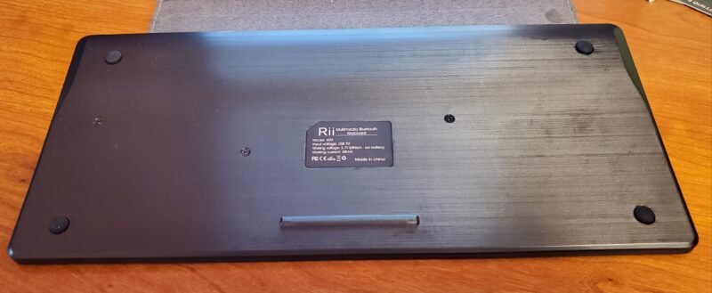 Rii K09 Keyboard Bottom